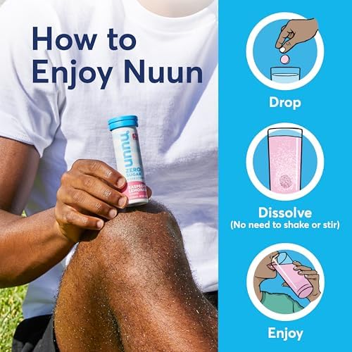 Nuun Immunity Electrolyte Tablets Blueberry Tangerine & Orange, 4 Pack