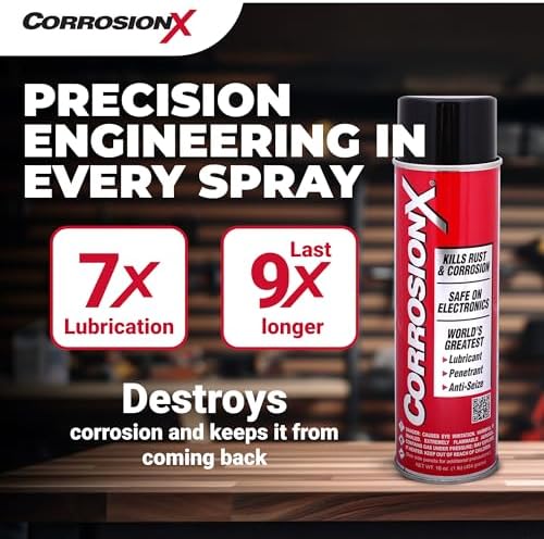 CorrosionX Rust Inhibitor, Dielectric Corrosion Prevention, 16oz Aerosol