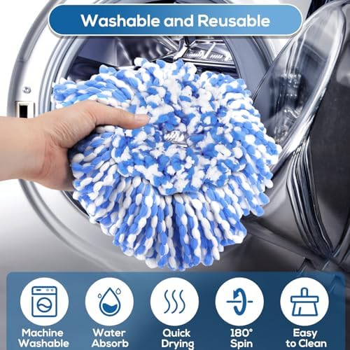 RinseClean Spin Mop Replacement Head for O Ceda RinseClean Dual System