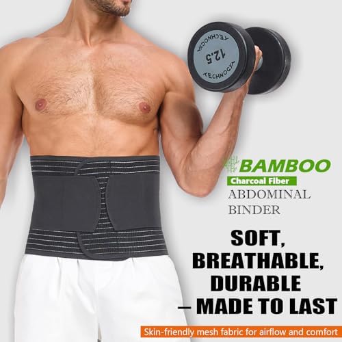 Abdominal Binder for Men Women Post Surgery & Postpartum Recovery