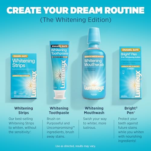 Lumineux Teeth Whitening Mouthwash, Peroxide Free, 16 fl oz, 2 Pack