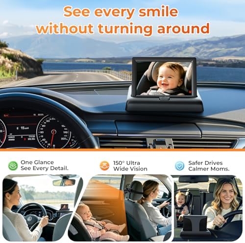 Itomoro Baby Car Camera, Easy Install, 1080p Clear View, Reliable Design