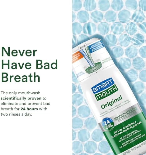 SmartMouth Original Zinc Activated Mouthwash, Fresh Mint, 16 fl oz, 2-Pack