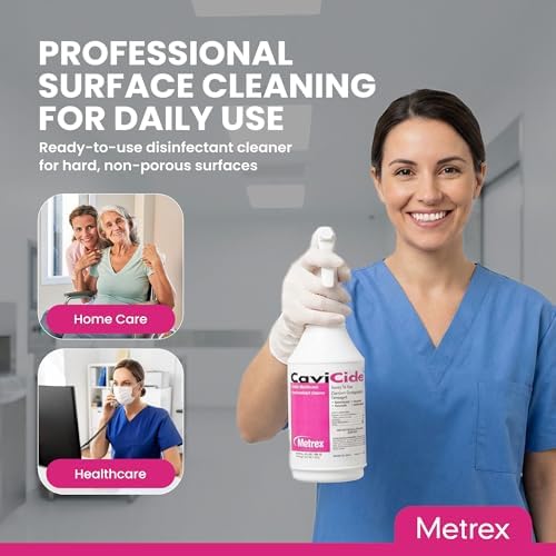 Metrex CaviCide Germicidal Surface Disinfectant Spray, 24 Oz Spray, 1 Count