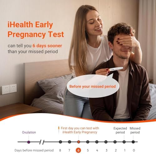 iHealth Pregnancy Tests, Early Detection at Home Pregnancy Test, 2 CT