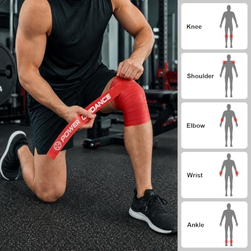 POWER GUIDANCE Muscle Floss Bands - Compression Bands - Mobility & Recovery Bands - for Improving Movement, Increasing Circulation & Reducing Soreness