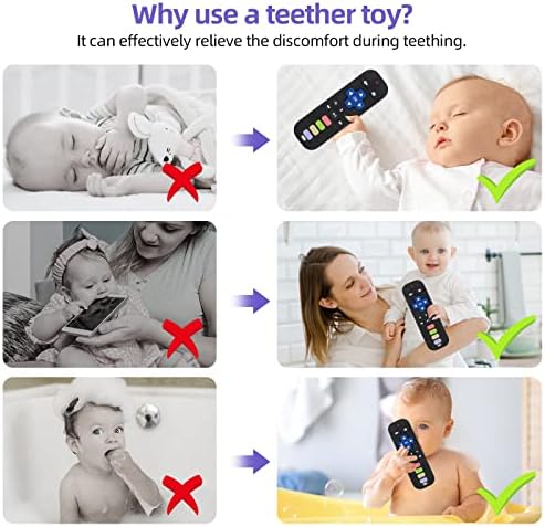 Chuya Baby Teether Toy Chew Toys for Babies 3-24 Months