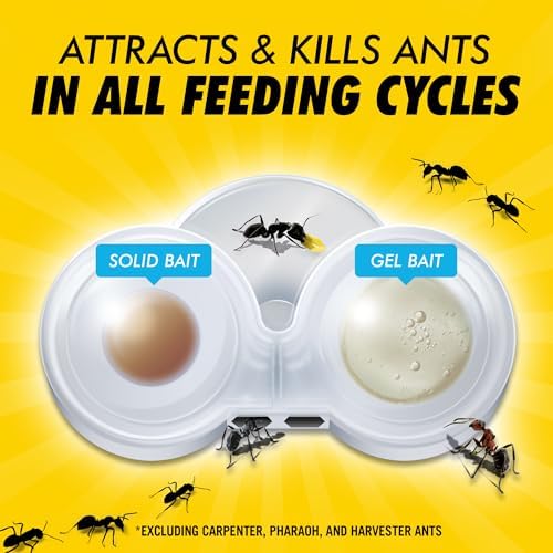 Combat Max 2in1 Ant Bait Station, Indoor & Outdoor Use, 4 Count