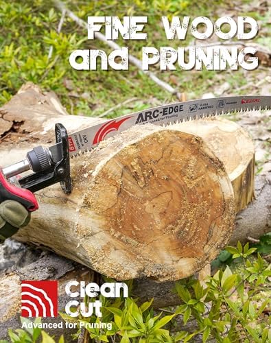 EZARC Arc Edge Reciprocating Saw Blades, 15-Inch 6TPI for Pruning, 3-Pack