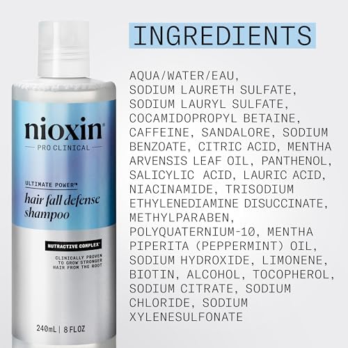 NIOXIN Hair Fall Defense Shampoo | For Visibly Less Hair Loss