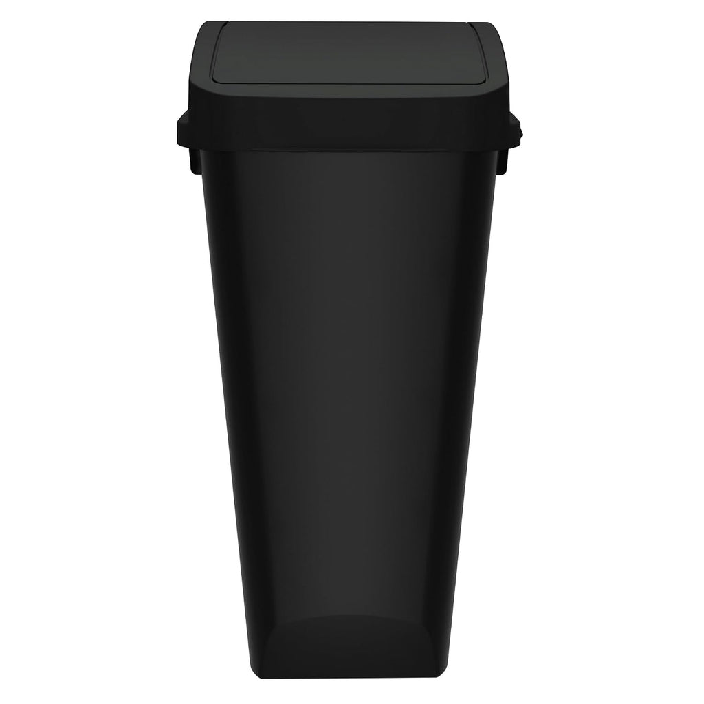 Glad Trash Can with Clorox Odor Protection | Linkable, 12 Gallon, Black