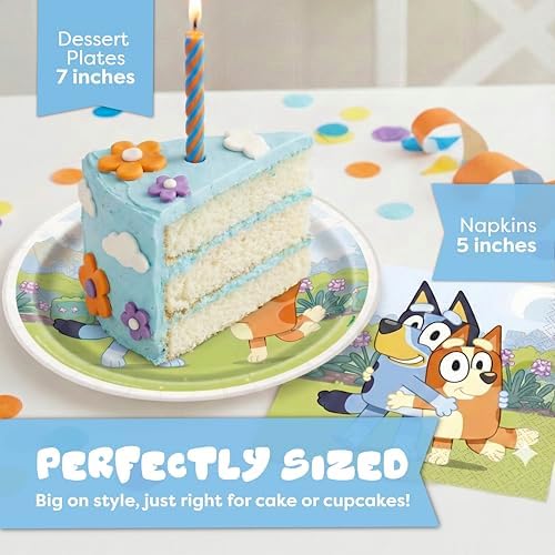 Bluey Birthday Decorations, Party Supplies, Serves 16 Guests