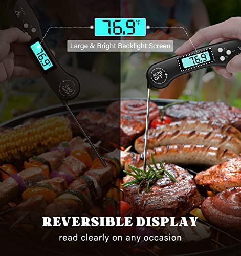DOQAUS Meat Thermometer Digital – Instant Read Food Thermometer for Cooking