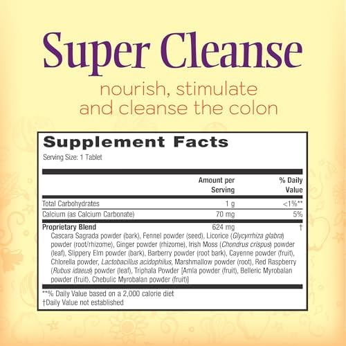 Nature's Secret Super Cleanse Herbal Colon Cleanse & Gut Support
