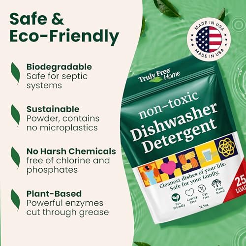 Truly Free Dishwasher Detergent Powder - 12.5oz - Pack of 1