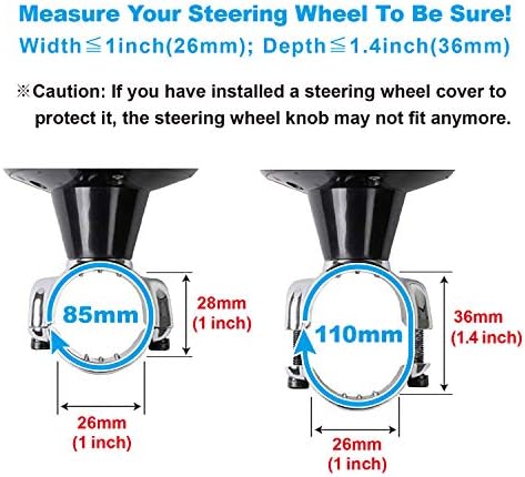 Hypersonic Car Power Handle Spinner Steering Wheel Knob in