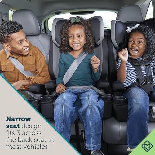 Safety 1st Boost-and-Go Essential 3-in-1 Booster Car Seat, Highback & Backless Modes, Lightweight, Easy Install, Labrador II