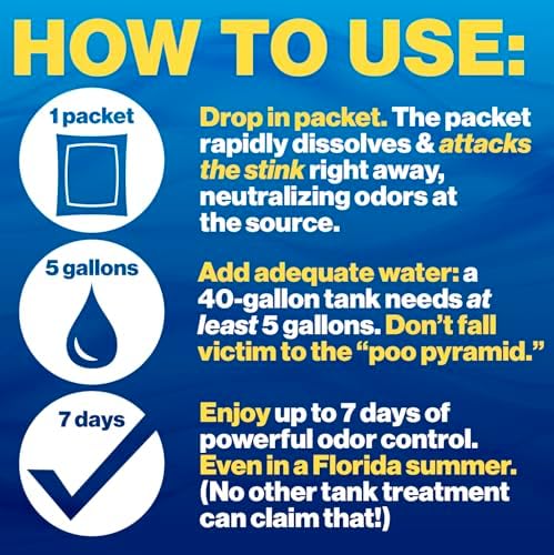 Walex Porta-Pak RV Toilet Treatment Drop-Ins - Fresh Scent, 10-Pack