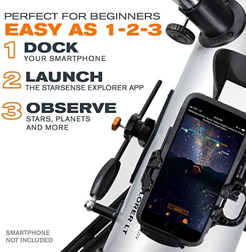 Celestron StarSense Explorer LT 114AZ Newtonian Smartphone Guided Telescope