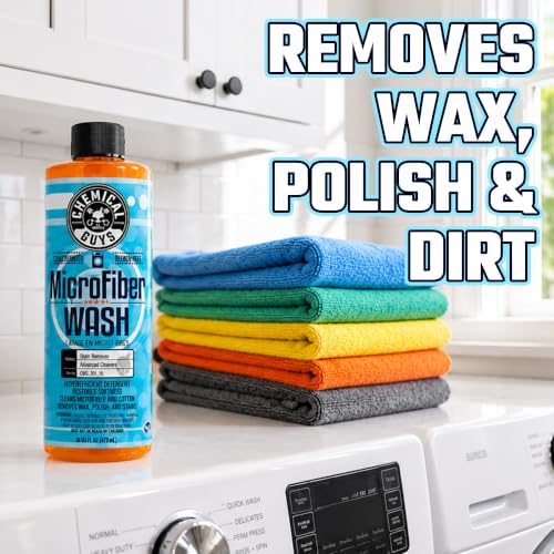 Chemical Guys Microfiber Wash & Towel Detergent, Deep Cleans, 16 oz