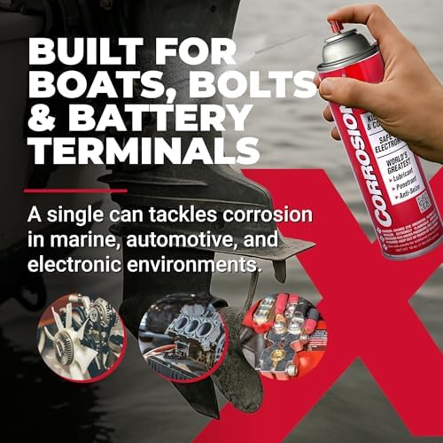 CorrosionX Rust Inhibitor, Dielectric Corrosion Prevention, 16oz Aerosol