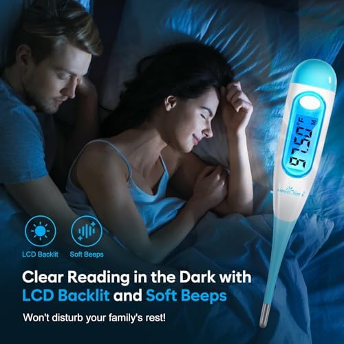 easy@Home Digital Basal Body Thermometer for Adults - Fertility Tracker