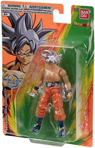 Bandai Namco - Dragon Ball Super - Goku Ultra Instinct, Dragon Ball Evolve 5" Action Figure