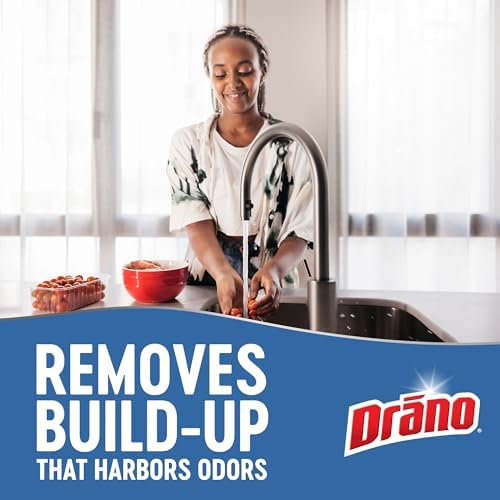 Drano EarlyAction Foamer Drain Clog Remover & Cleaner, 17oz 5-Pack