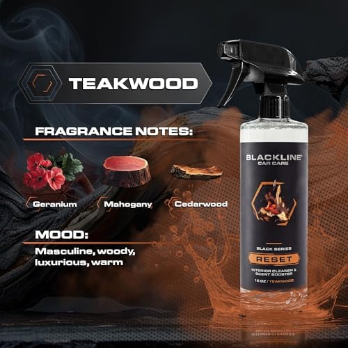 Blackline Reset Interior Car Cleaner & Deodorizer Spray - Teakwood