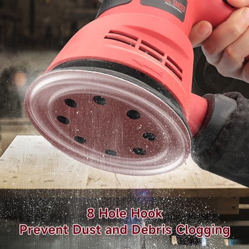 165 PCS 5 Inch Sanding Discs Random Orbital Sander Sandpaper