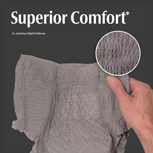 Depend Night Defense Adult Diapers for Men, Large, 56 Count