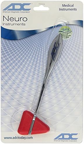 ADC Taylor Neurological Reflex Hammer Medical Instrument, Red
