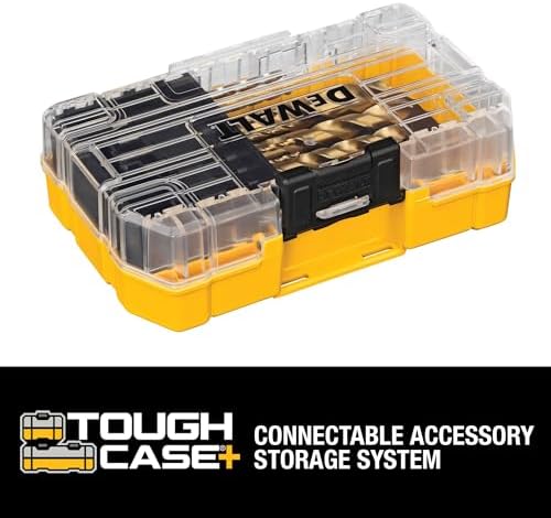 DEWALT Drill Bit Set, Titanium Nitride Coated, 14-Piece (DW1354)