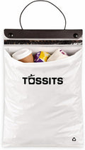 Tossits Hanging Car Trash & Garbage Bags, Disposable, Black 21 Count