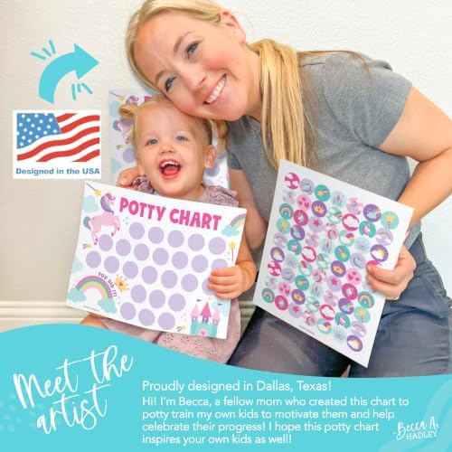 10 Potty Training Chart for Toddler Girls Sticker Reward Chart for Kids