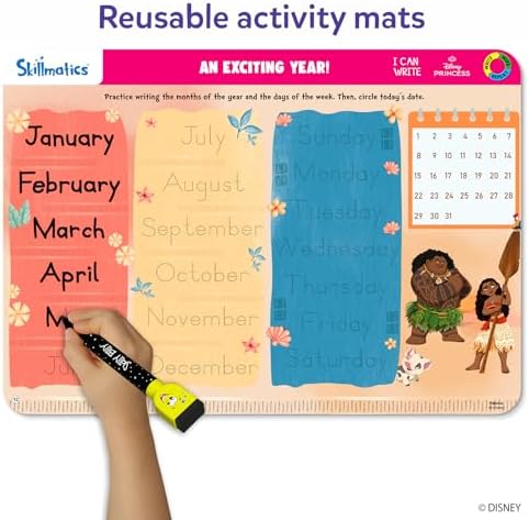 Skillmatics I Can Write – Disney Princess, Preschool Learning Activity Toy