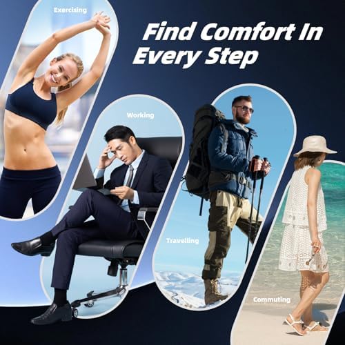 ZAIWOO Arch Support Inserts Women for Flat Feet, Reusable, 2 Height Options