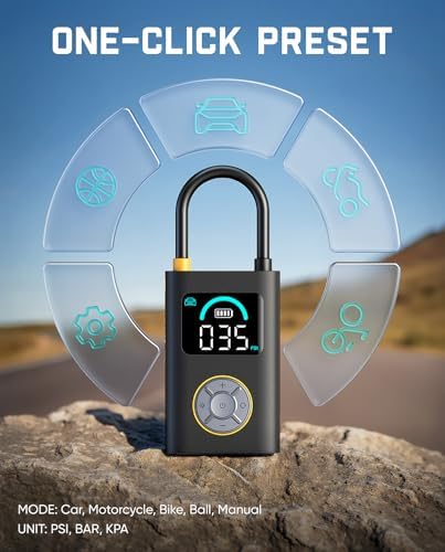 Fanttik X10 Pro 35s Fast Tire Inflator, 150PSI Cordless Air Pump, Auto-Off