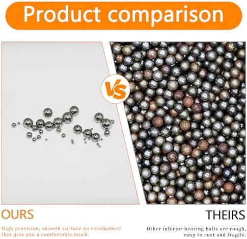 840 Pcs Stainless Steel Bearing Balls, 2/2.5/3/3.5/4/4.5/5/5.5/6/7/8/9/10mm