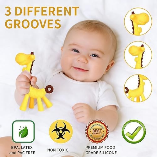 Baby Teething Toys 3-6 Months, Baby Chew Teether Toys