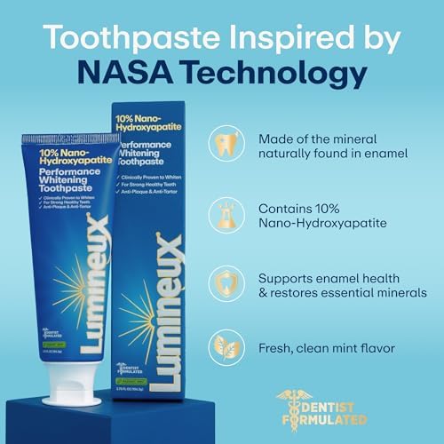 Lumineux 10% Nano Hydroxyapatite Whitening Toothpaste, 3.75 oz