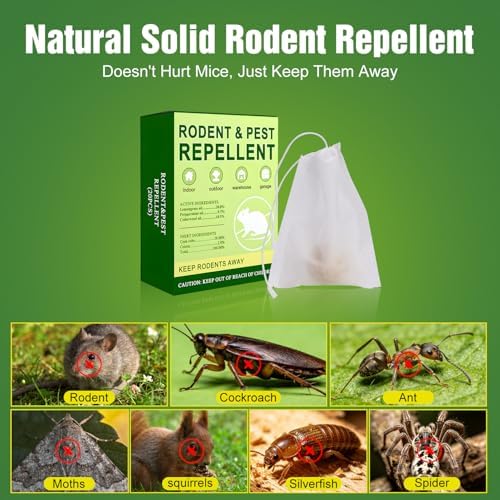20 PCS Mouse Repellent Balls Natural Peppermint Oil Pest Control Repeller