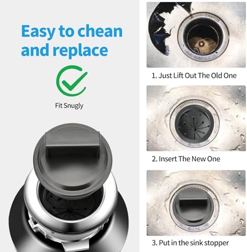 3 Inch Garbage Disposal Splash Guard with Garbage Disposal Cover for Sink