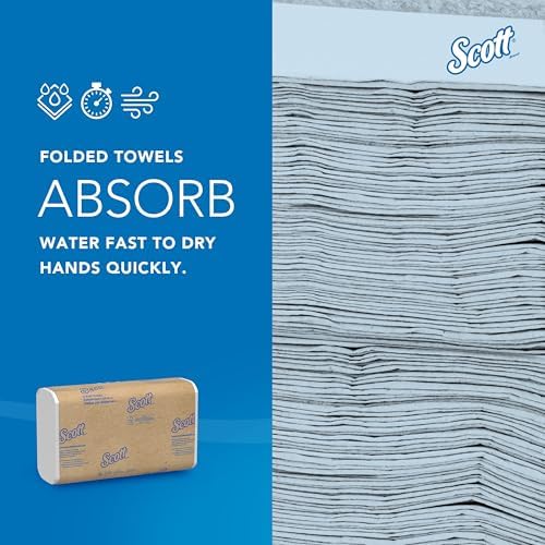 Scott Professional C-Fold Paper Hand Towels, Bulk, 12 x 200 Sheets (01510)