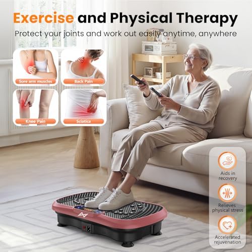 AXV Vibration Plate Exercise Machine Fitness Platform Body Vibrating Board