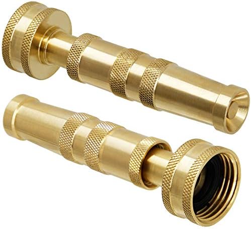 Triumpeek Solid Brass Hose Nozzle, 2 Packs