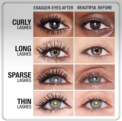 Charlotte Tilbury Instant Volume and Length, No Clump Mascara with 28 Hour Smudge Proof & Flake Proof Wear – All Day Wear Formula