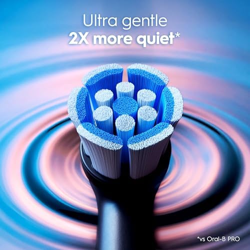 Oral-B Rechargeable Electric Toothbrush, iO Limited Simple Clean, 3 Cleaning Modes, Automatic Pressure Sensor to Protect Gums, Travel Case, White