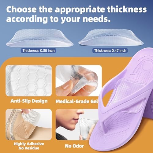 ZAIWOO Arch Support Inserts Women for Flat Feet, Reusable, 2 Height Options