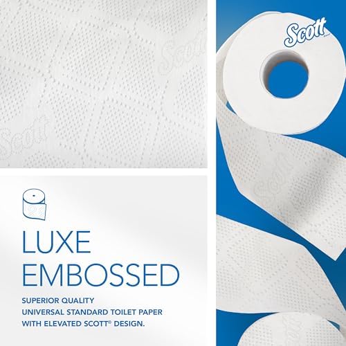 Scott Professional Standard Roll Toilet Paper, Bulk, 80 Rolls (04460)